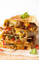 loaded quesadilla